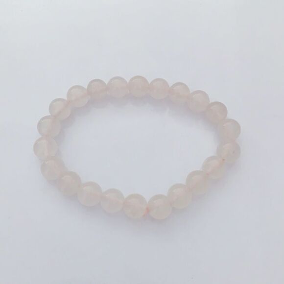 🟣Genuine light pink crystal stone bracelet - Picture 1 of 3
